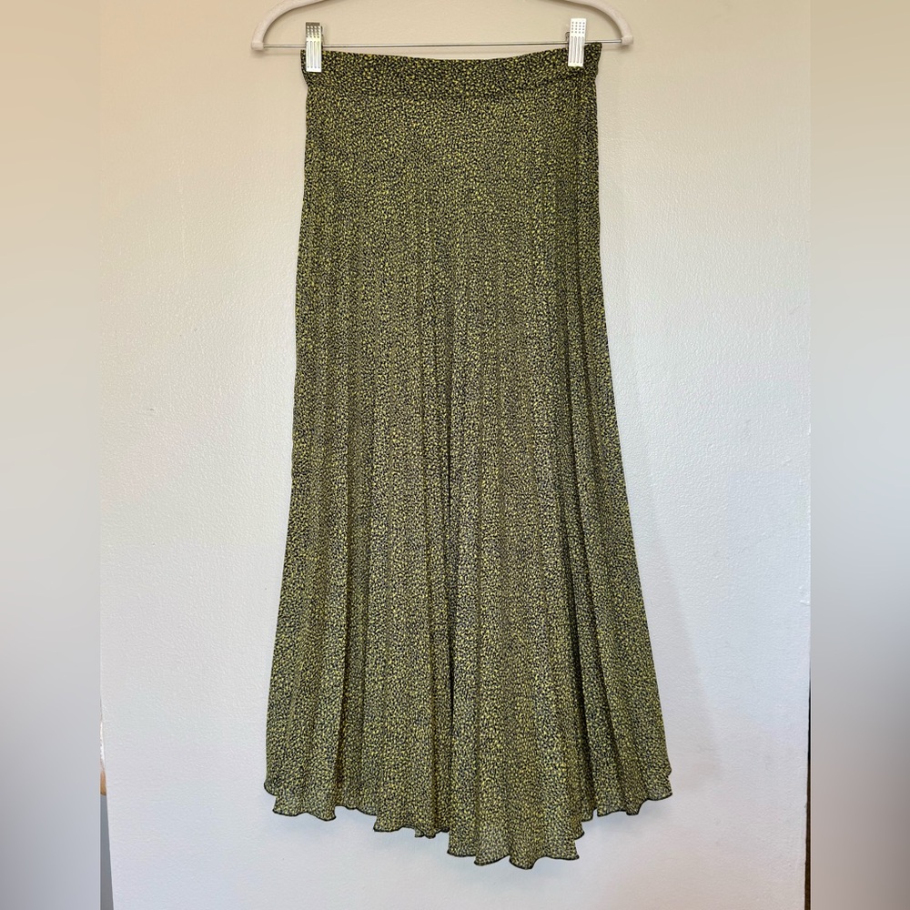 Zara Accordion pleated Maxi Skirt XS